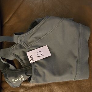 Gray Sports Bra
